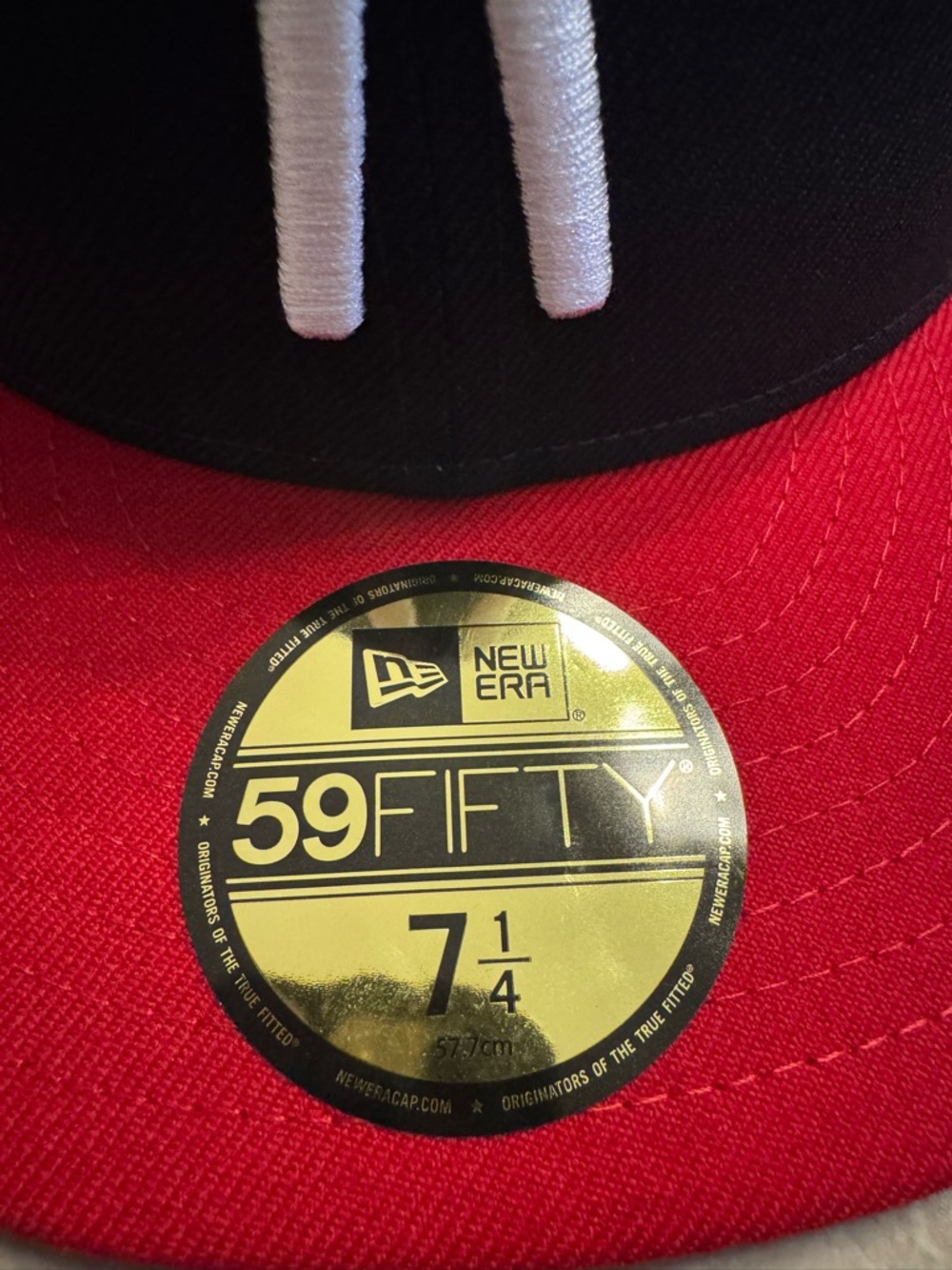 Fear of God Essentials Navy 59FIFTY Fitted 7 1/4 - Picture 6 of 13